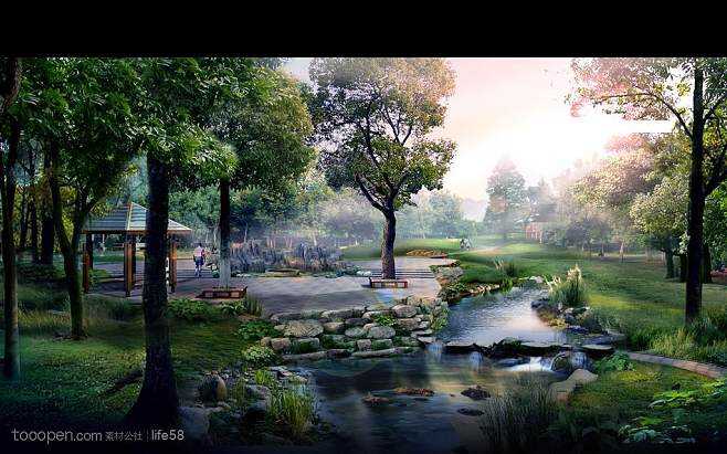 商業(yè)地產(chǎn)園林景觀設計效果圖PSD模板 提升項目視覺表現(xiàn)力的關鍵工具